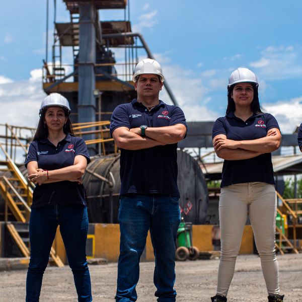 Equipo principal de Berotec en obra civil
