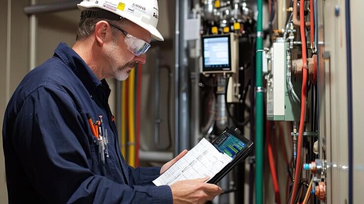 Inspección eléctrica RETIE en empresa industrial en Colombia